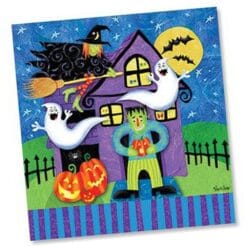 Haunted Eve Napkins Lunch 2P 18CT