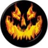 Fiery Pumpkin Plates Paper 7&Quot; 8Ct