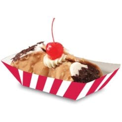 Snack Server w/Stripes 6CT