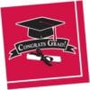 Red Grad Napkins Lunch 36CT 2 Red Grad Napkins Lunch 36Ct