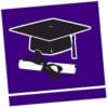 Purple Grad Napkins Beverage 36CT 1 Purple Grad Napkins Beverage 36Ct
