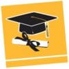 Yellow Grad Napkins Beverage 36Ct