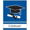 Blue Grad Invitations 25CT 2 Blue Grad Invitations 25Ct