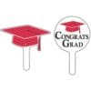 Red Grad Cupcake Picks 24CT