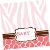 Wild Safari Pink Napkin Lunch 3P 16Ct
