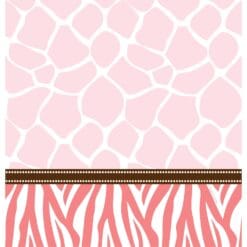 Wild Safari Pink Tablecover PL 54X108 5 Wild Safari Pink Tablecover Pl 54X108