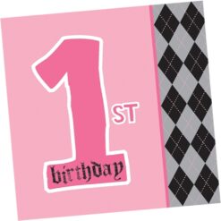 First Angel Napkins Lunch 1ST Bday 16CT
