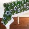 Soccer Tablecover Border Print Plastic 54x108