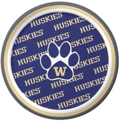 Univ Of Washington Plates RND 7" 8CT