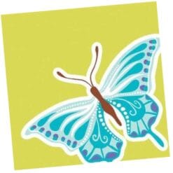 Butterflies Napkins Beverage 18CT