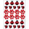 Ladybug Fancy Sticker Sheet 4Sht