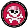 Pirate Parrty Plates 7" Red 8CT