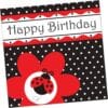 Ladybug Fancy Napkins Lunch Birthday 16C