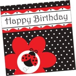 Ladybug Fancy Napkins Lunch Birthday 16C
