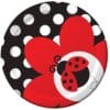 Ladybug Fancy Paper Plates 7&Quot; 8Ct