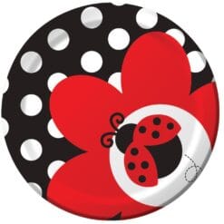 Ladybug Fancy Paper Plates 7" 8CT