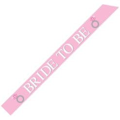 Bride To Be Satin Sash 66"x4"