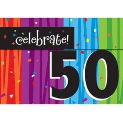 Milestone Celebration 50 yo Invites 8CT