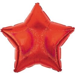 19" STR Red Dazzler Foil Balloon