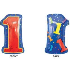 18&Quot; Shp #1 Multi Color Foil Balloon