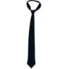 Tie, Gangster Long Black 2 Tie, Gangster Long Black