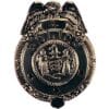 Police Badge Gold Deluxe