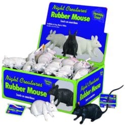 Mice Rubber Black/White/Grey Astd