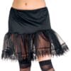 Petticoat, Black Adult Size Standard 1 Petticoat, Black Adult Size Standard