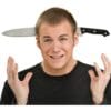 Kitchen Knife Thru Head Prop 1 Kitchen Knife Thru Head Prop
