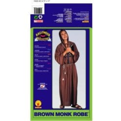 Monk Robe Brown Adult Standard