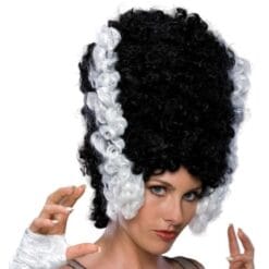 Wig Monster Bride Black & White