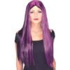 Wig Black/Purple Streak 24&Quot; Long