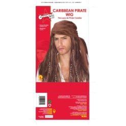 Pirate Wig Caribbean Brown
