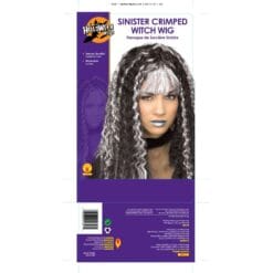 Sinister Crimp Wig Black/Silver