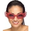 Red Glitter Flame Glasses 1 Red Glitter Flame Glasses