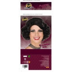 Flapper Wig Black