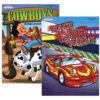 Race Cars Or Cowboys Astd Coloring Books, Ea