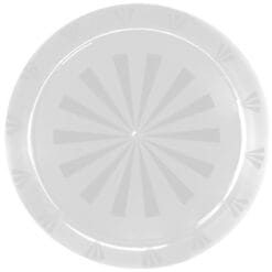 12" RND Tray Clear