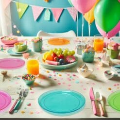Neon Plates Plastic Astd Colors Rnd 9&Quot; 20Ct