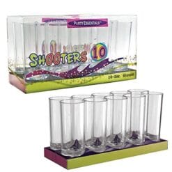Shooter Glasses Clear 2oz 10CT