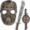 Hockey Mask & Machete Set