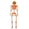 Pumpkin Head Orange Skeleton 60&Quot;