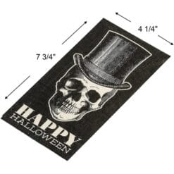 Vintage Skull Halloween Napkins Dinner 16CT 7 Vintage Skull Halloween Napkins Dinner 16Ct