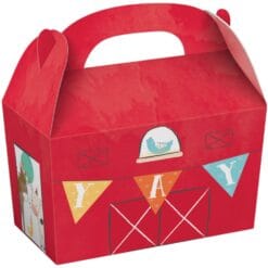 Barnyard Birthday Paper Treat Boxes 8CT