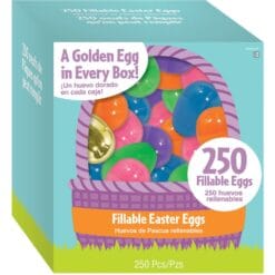 Easter Eggs Plastic Fillable 250CT