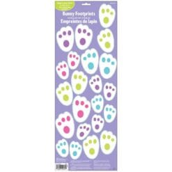 Bunny Footprints Window Clings