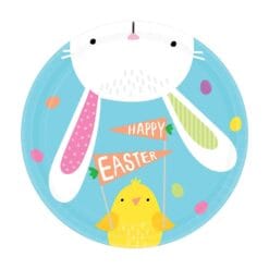 Hello Bunny Easter Plates 7" 8CT