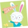Hello Bunny Easter Napkins Lunch 16CT