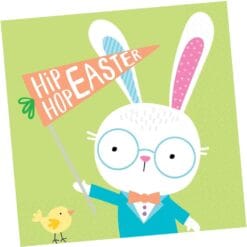 Hello Bunny Easter Napkins Lunch 16CT