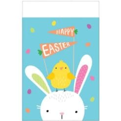 Hello Bunny Tablecover Plastic 54"x102"